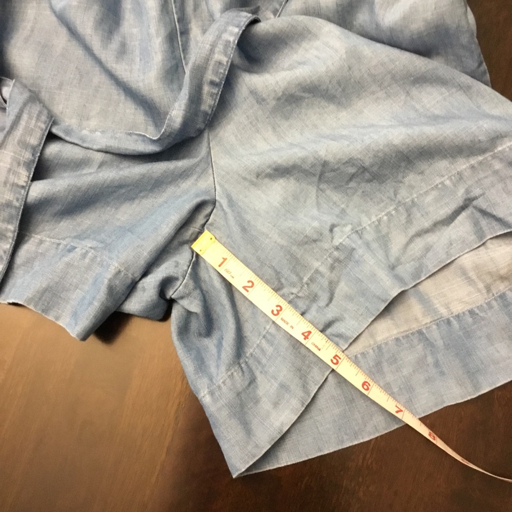 New York & Company Chambray Utility Romper Size L NWOT - Picture 15 of 16